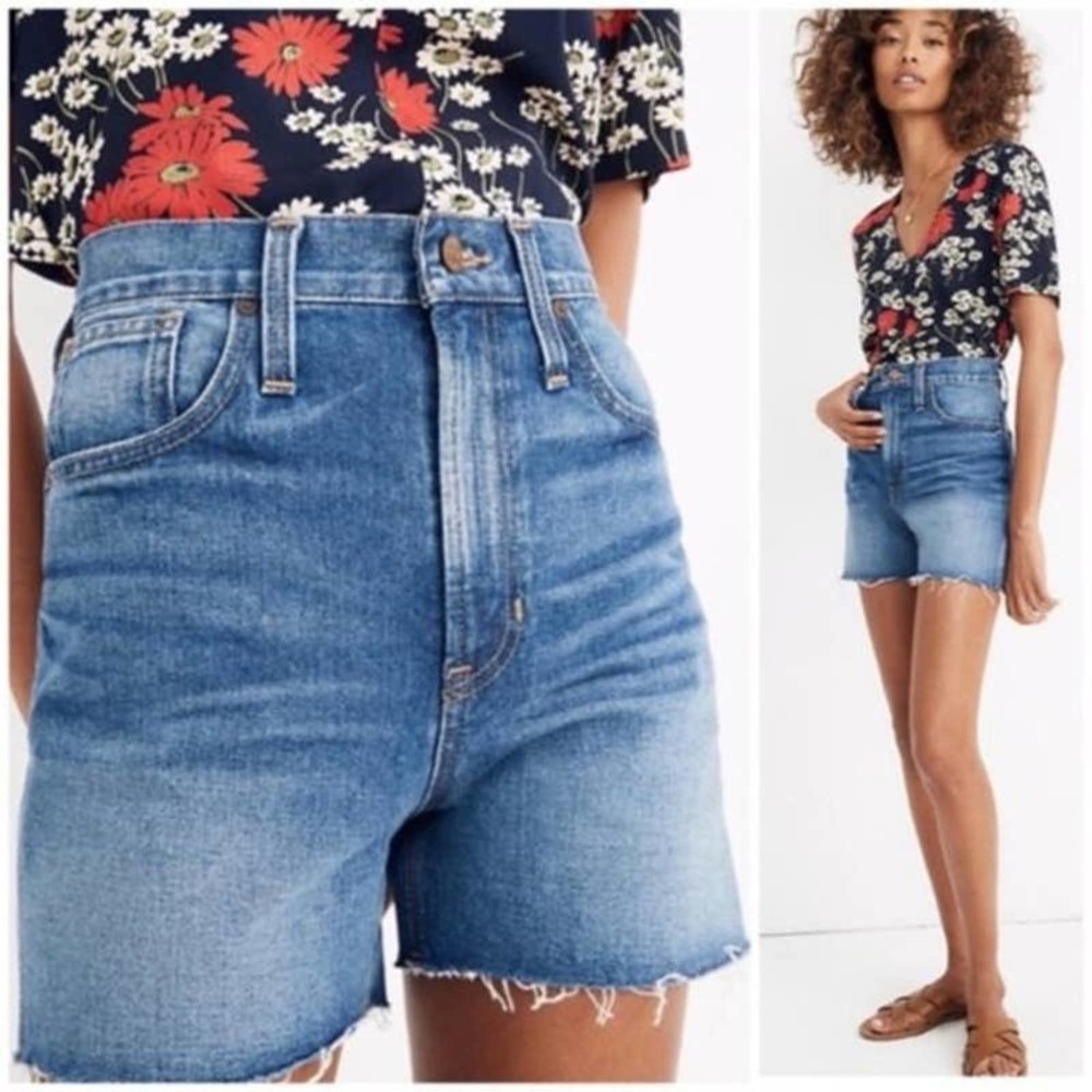 Madewell The Perfect Jean Short in Ullman Wash 29